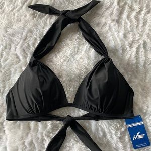 Hilor NWT Black Bikini Top